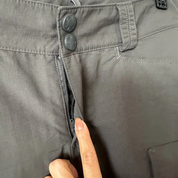 THE NORTH FACE Convertible Women Outdoor Athletic Gray Pants Size 4 - Picture 9 of 11